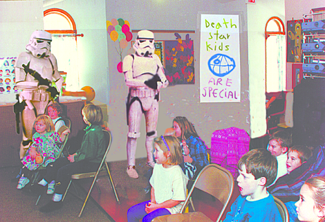 The new Sunshine Death Star Play and Learning Center provides battle station parents with a fun and safe environment for their children. The Imperial Emperor himself has overseen games of Duck Duck Goose encouraging the tots to "feel the hatred."
